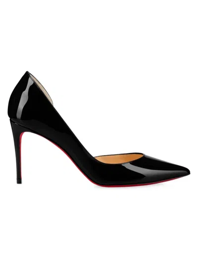 CHRISTIAN LOUBOUTIN WOMEN'S IRIZA 85MM PATENT LEATHER PUMPS