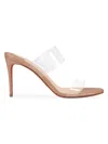 Christian Louboutin Women's Just Nothing 85mm Patent Leather Mules In Multi