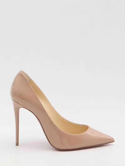 Christian Louboutin Women Kate 100 Pumps In Nude 6248 (beige)