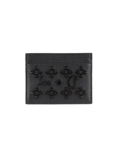 Christian Louboutin Women's Kios Card Case In Black