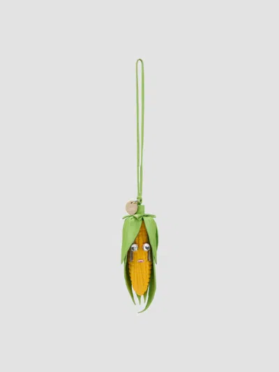 Christian Louboutin Women's Leather Bag Charm In Green