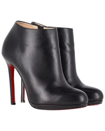 Christian Louboutin Women's Leather Bella Top 120 Bootie (authentic Pre-loved)
