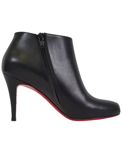 Christian Louboutin Women's Leather Belle 85 Ankle Boot (authentic Pre-loved) In Black