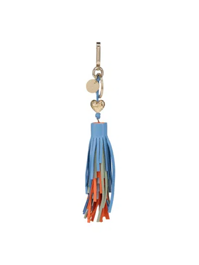 Christian Louboutin Women's Leather Keyring In Red