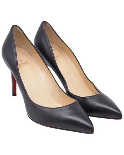 Christian Louboutin Women's Leather Pigalle 85 Pump (authentic Pre-loved) In Black