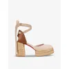 Christian Louboutin Brigissima Suede Platform Pumps 70 In Leche