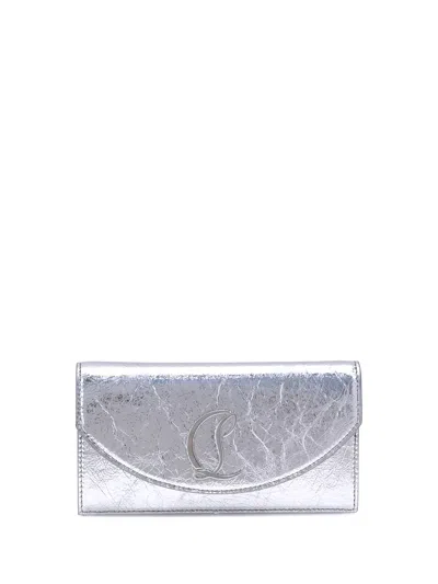 Christian Louboutin Women Loubi54 Mirrored Clutch Bag