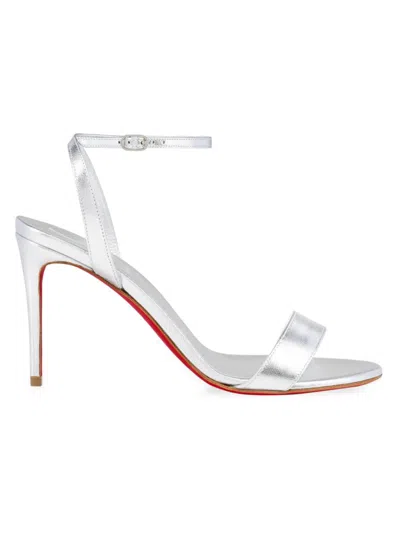 Christian Louboutin Women's Loubigirl Sandals In Silver