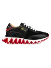 Christian Louboutin Logo Casual Sports Shoes In Black
