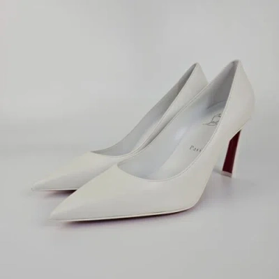 Christian Louboutin Lvr Exclusive 85mm Condora Leather Pumps In White
