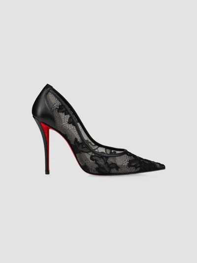 Christian Louboutin Women's Miss 100mm Z Mesh Pumps In Black