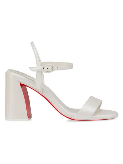 Christian Louboutin Women's Miss Jane 85mm Leather Sandals In Multi