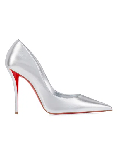 CHRISTIAN LOUBOUTIN WOMEN'S MISS Z 100MM LEATHER PUMPS
