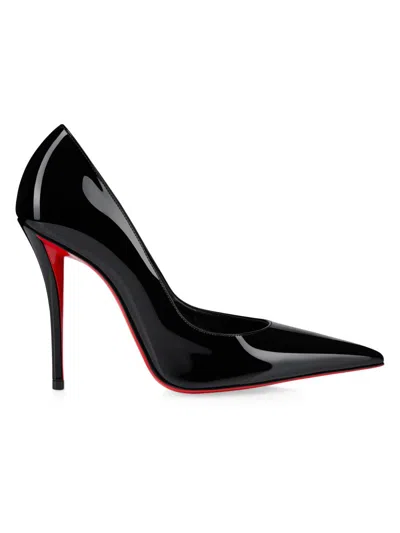 Christian Louboutin So Kate Patent Pointed-toe Red Sole Pump In Black