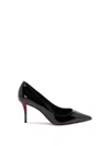 Christian Louboutin Women Miss Z 80 Patent Leather Pumps In Black