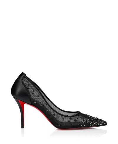 Christian Louboutin Women's Miss Z Degrastrass Perla Pumps In Black