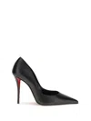 Christian Louboutin Miss Z 100 Patent Leather Pumps In Black