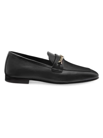 Christian Louboutin Women's Mj Moc Calf Leather Loafers In Black