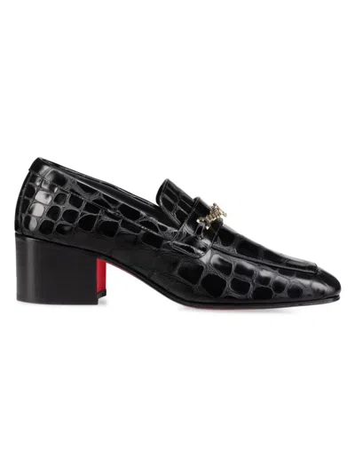 Christian Louboutin Women's Mj Moc Loafers In Black