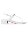 Christian Louboutin Women's Mj Thongs In White