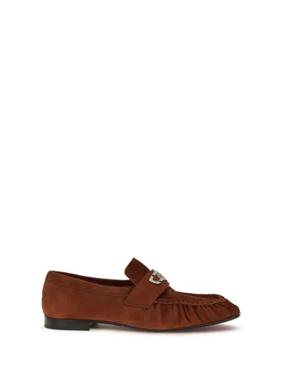 Christian Louboutin Mocallista Leather Loafer In Animal Print