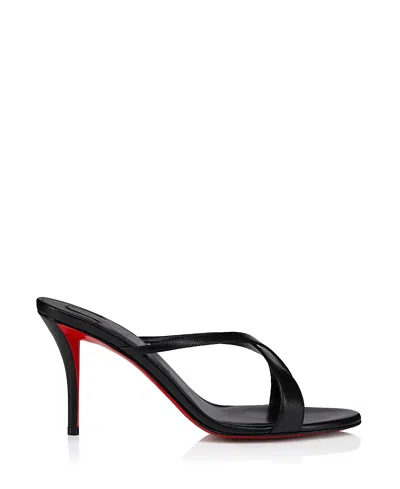 CHRISTIAN LOUBOUTIN WOMEN'S MULAZEE CROSS MULE SANDALS