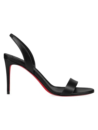 Christian Louboutin Women's O Marylin 85mm Leather Sandals In Black