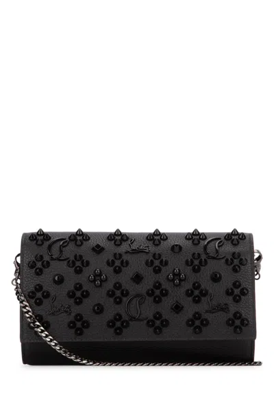 Christian Louboutin Women Paloma Wallet On A Chain Calf Emp/sp Loubinthesky In Multicolor