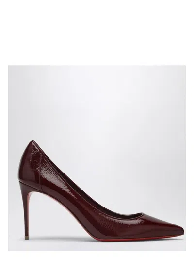 CHRISTIAN LOUBOUTIN WOMEN'S PATENT LEATHER DÃ©COLLETTE PUMPS