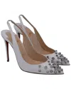 Christian Louboutin Women's Patent Leather Drama Slingback Pump (authentic  Pre-loved) In Multi