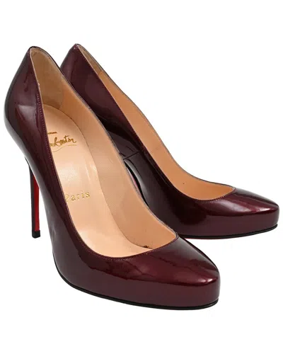 Christian Louboutin Women's Patent Leather Fifi Pump (authentic Pre-loved) In Multi