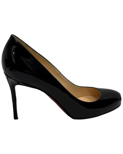 Christian Louboutin Women's Patent Leather Fifi Pump (authentic Pre-loved) In Black