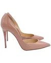 Christian Louboutin Women's Patent Leather Iriza 100 Pump, Size It | 39.5  (authentic Pre-loved) In Pink