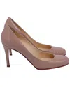 Christian Louboutin Women's Patent Leather Pumppie Pump (authentic Pre-loved) In Purple