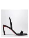 Christian Louboutin Black Patent Leather Sandal O Condora In Black