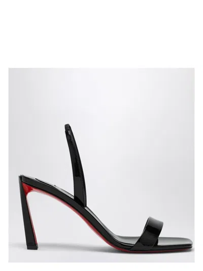 CHRISTIAN LOUBOUTIN WOMEN'S PATENT LEATHER SANDAL O CONDORA