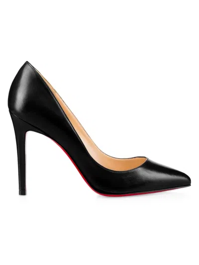 Christian Louboutin Women's Pigalle 100mm Nappa Leather Pumps In Black