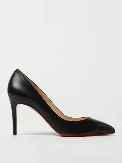 Christian Louboutin Sporty Kate Patent Red Sole Pumps In Black