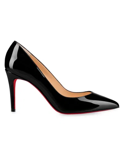Christian Louboutin Women's Pigalle 85mm Patent Leather Pumps In Black