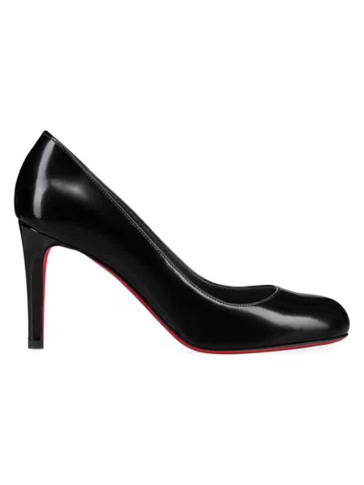 Christian Louboutin Pumppie 85 Leather Pump In Black
