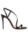 CHRISTIAN LOUBOUTIN WOMEN'S ROSALIE 100MM LEATHER SANDALS