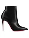 Christian Louboutin So Kate Booty High Heels Ankle Boots In Black Leather In Black