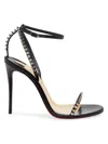 CHRISTIAN LOUBOUTIN WOMEN'S SO ME 100MM LEATHER SANDALS