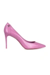 Christian Louboutin Pink Patent Leather Sporty Kate Pumps In Pink