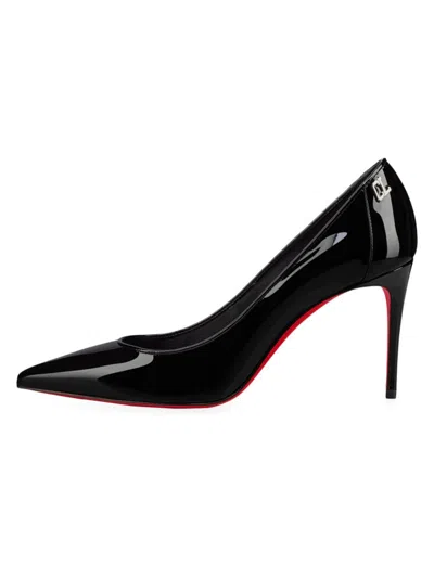 Christian Louboutin Women's Sporty Kate 85mm Patent Leather Pumps In Black
