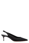 Christian Louboutin Sporty Kate Leather Slingback Pumps 55 In Black