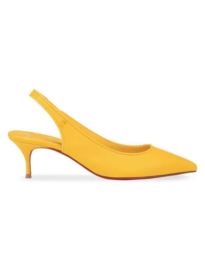 Christian Louboutin Women's Sporty Kate Slingbacks In Yellow