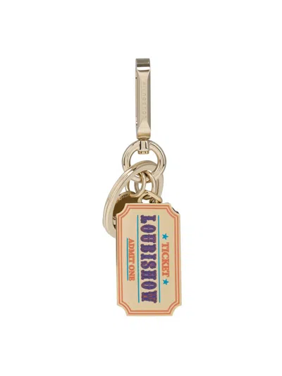 Christian Louboutin Women's Steel Keyring In Purple