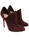 Christian Louboutin Women's Suede Dugueclina 100 Bootie (authentic Pre-loved)
