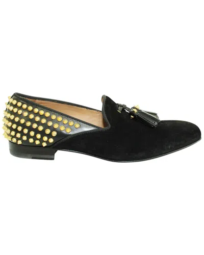 Pre-owned Christian Louboutin Women's Suede Loafer (authentic Pre-loved)